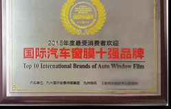 2015年度最受消費(fèi)者歡迎